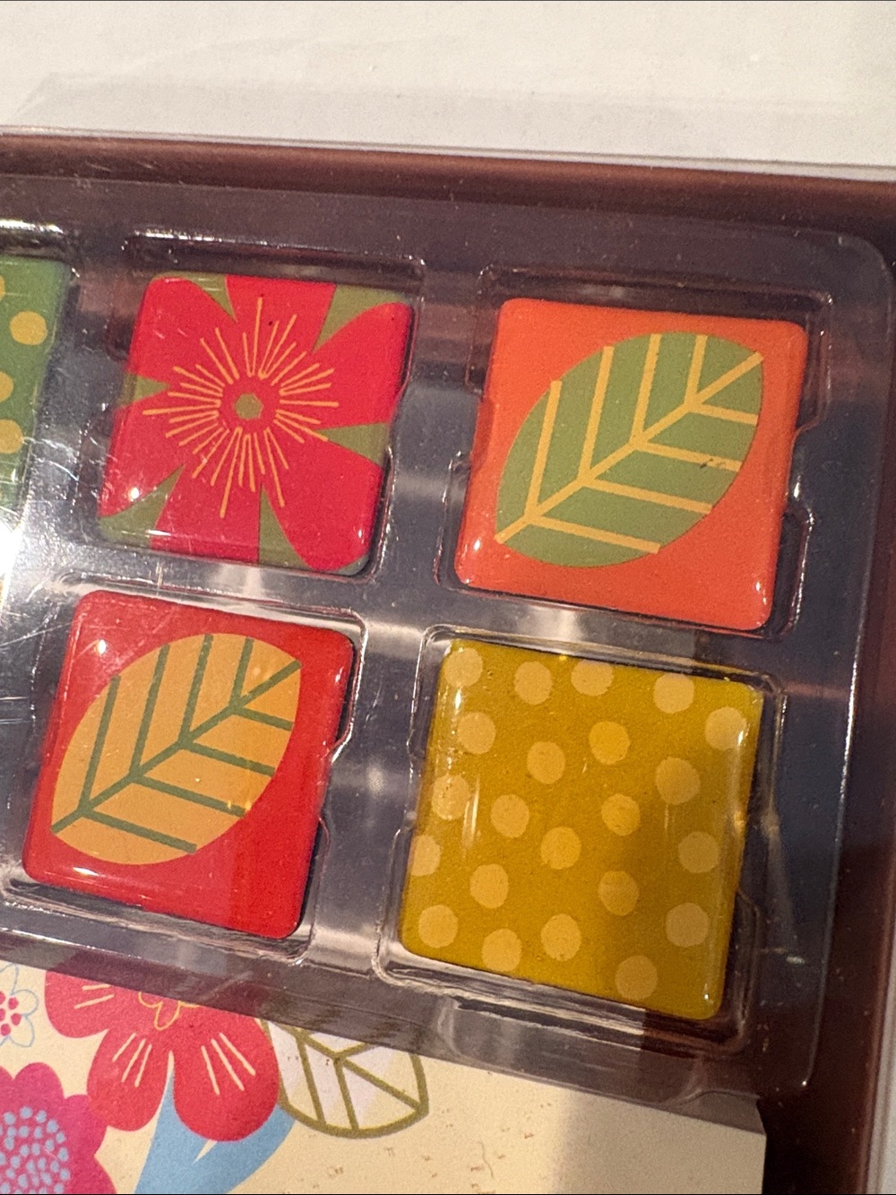 Floral Sticky Note Set with Magnets - Multicolor - Picture 2 of 3